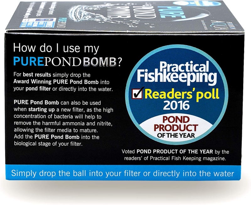 Evolution Aqua Pure Pond Bomb - Fast Acting Bacterial Treatment for Crystal Clear Healthy Pond Water, Treats Up to 20,000 Litres - Image 4